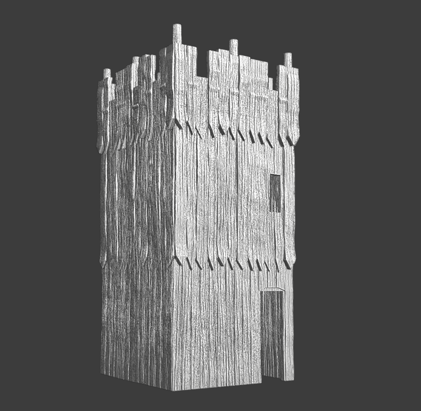 Wargaming terrain - Simple watchtower